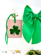 Load image into Gallery viewer, Shamrock Tag, Green Foil
