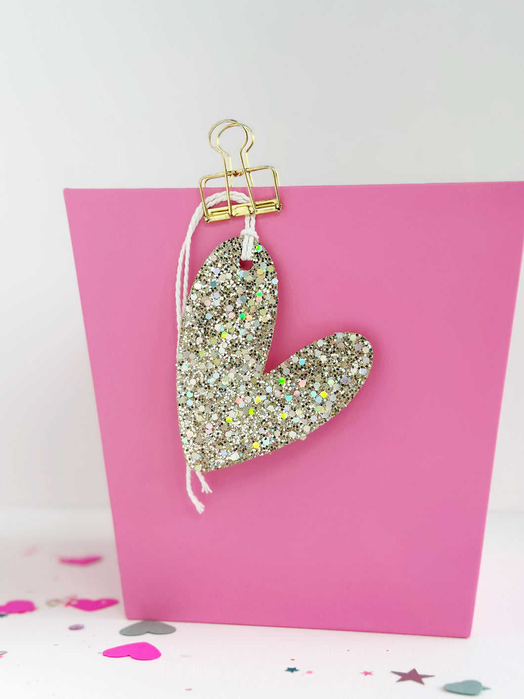 Glittery Textured Heart